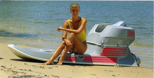 Tandem Powerboard on the beach